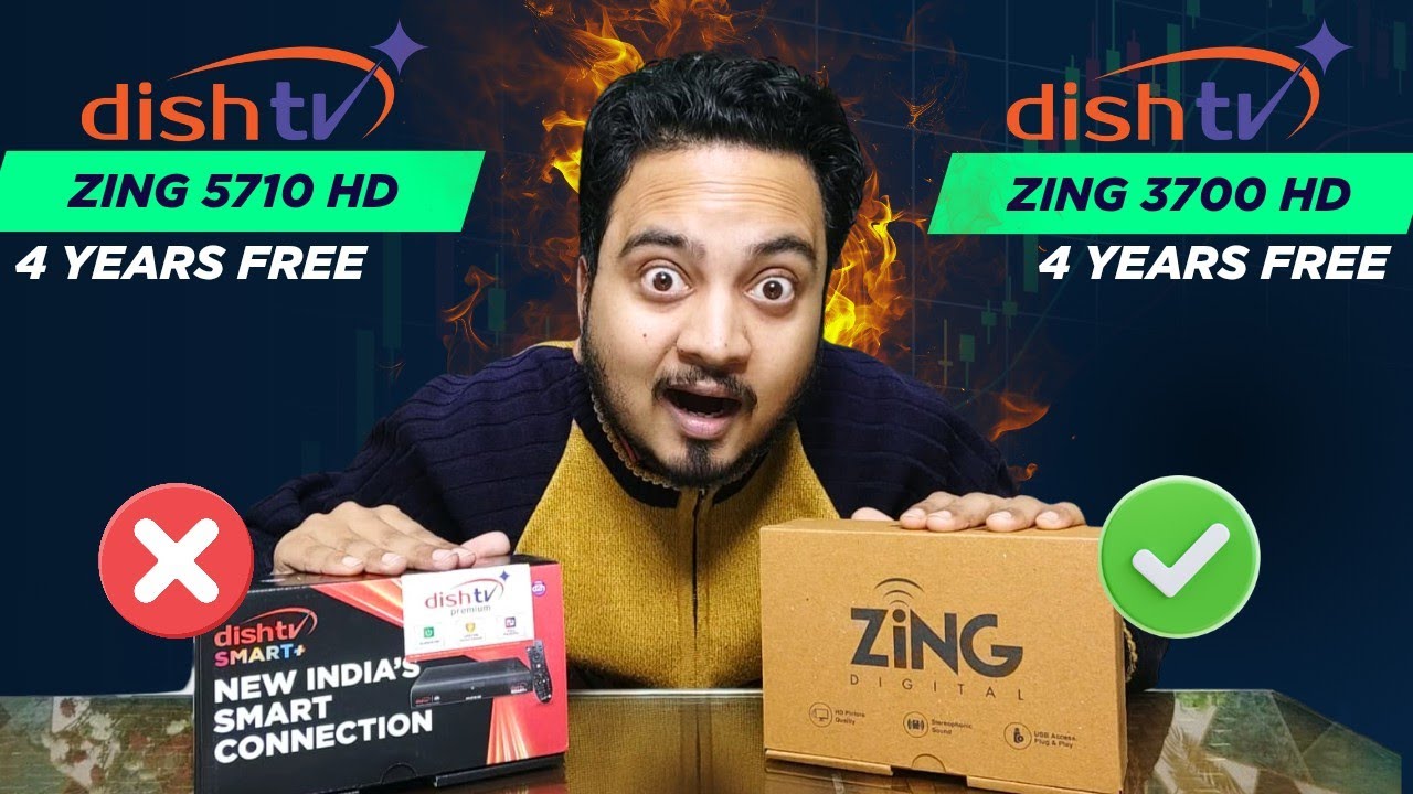 Dish TV Zing 5710 HD Vs 3700 HD Comparison 2026 🔥 | Dish TV Set Top Box