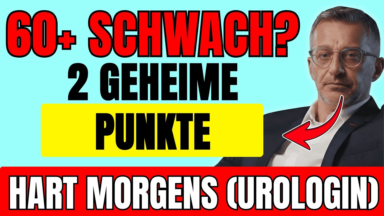 Urologin enthüllt: Männer 60+ mit schwacher Erektion — Drücken Sie diese 2 Punkte und wachen Sie har