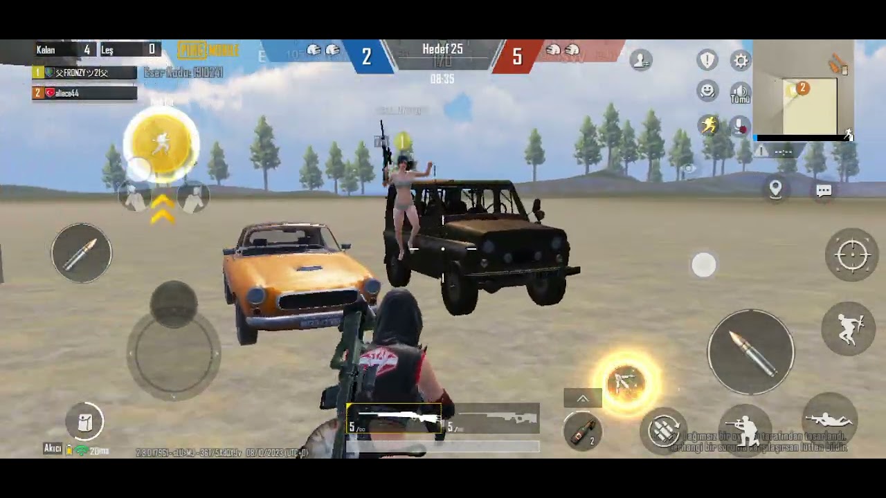 Huawei p20 lite da pubg mobile testi.