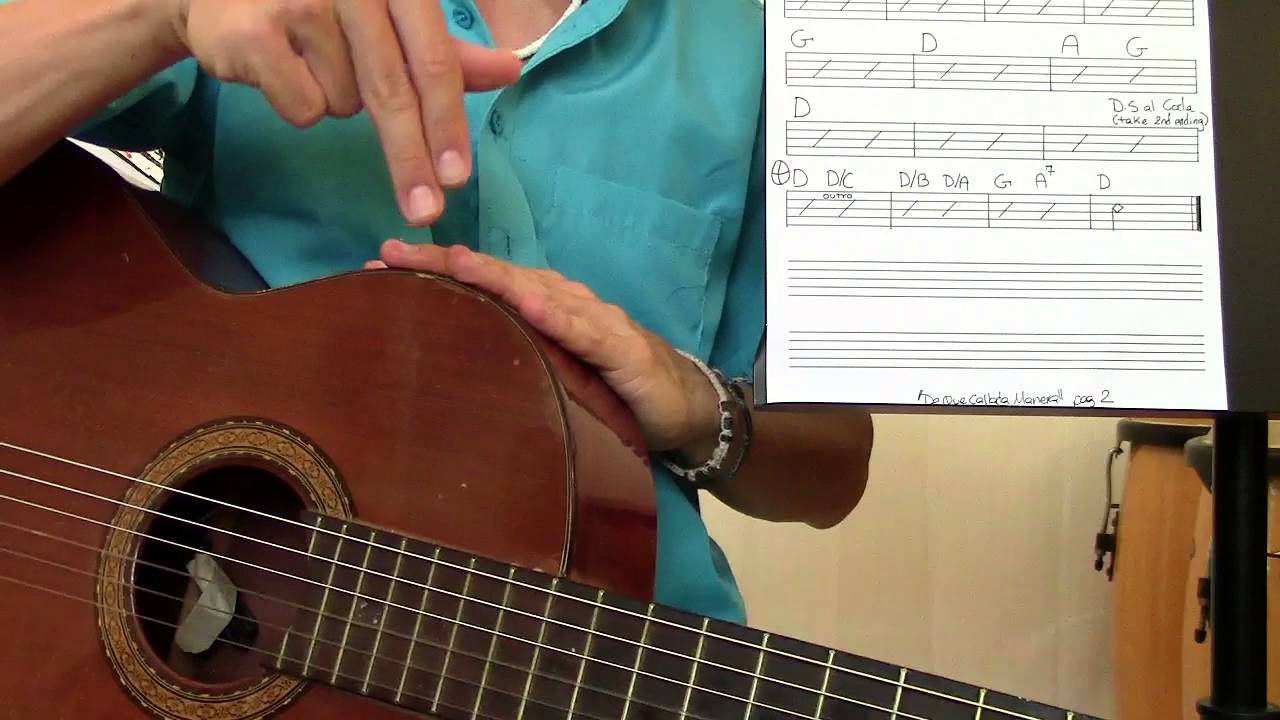 De Que Callada Manera - Tutorial de Guitarra - Son Arpegiado