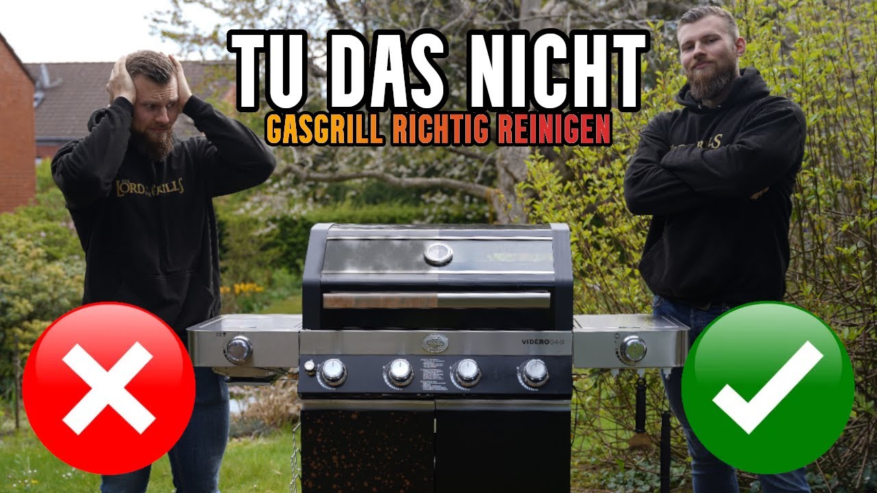 Gasgrill täglich reinigen?! So geht's richtig! 5 Schritte Anleitung