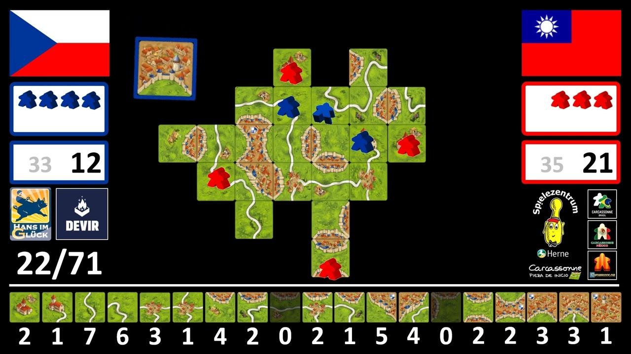 World Championship Carcassonne Essen 2022 - SEMIFINAL
