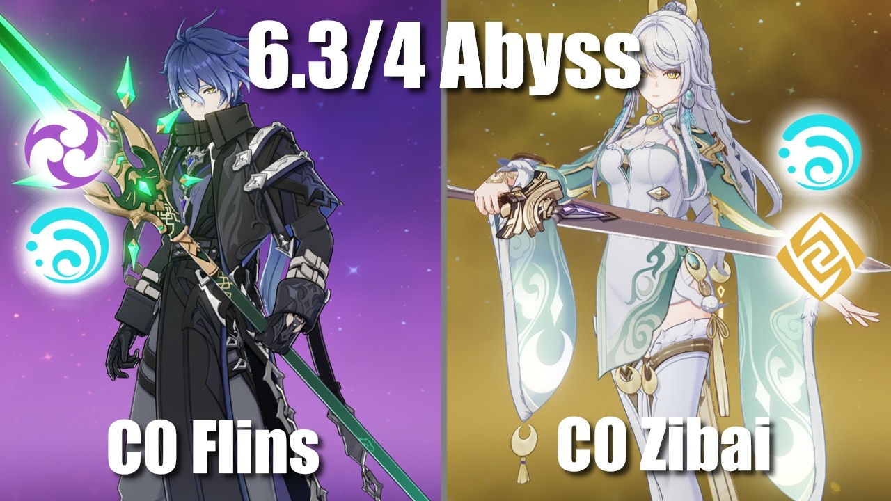 Flins LC Trio and Zibai LC Trio | 6/3 Abyss (Genshin)