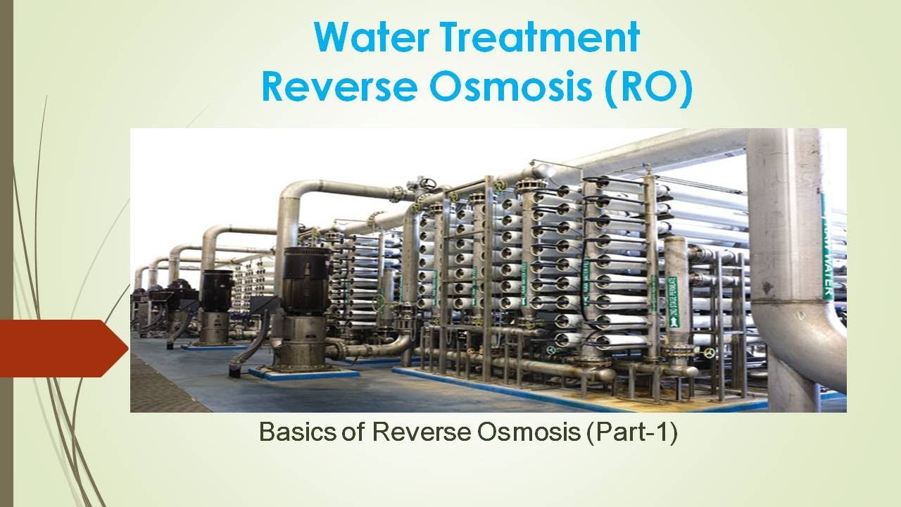 Reverse Osmosis Basis/ Water Treatment and Filtration spectrum related with Impurities