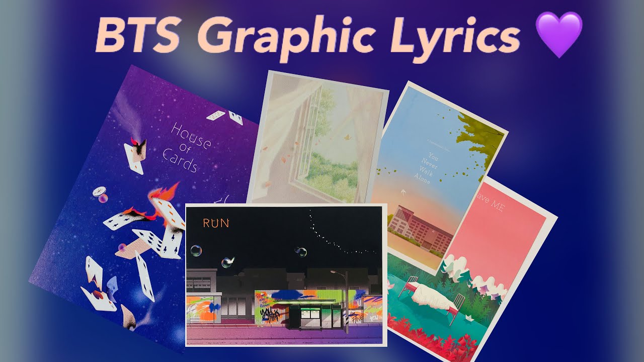 BTS Graphic Lyrics Special Package (Unboxing)