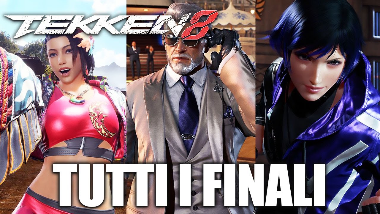 TEKKEN 8 - TUTTI E 32 I FINALI DEI PERSONAGGI - GAMEPLAY ITA
