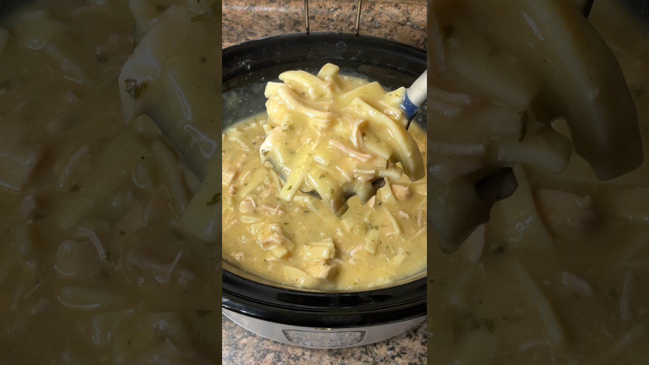 Crockpot Chicken and Noodles! 