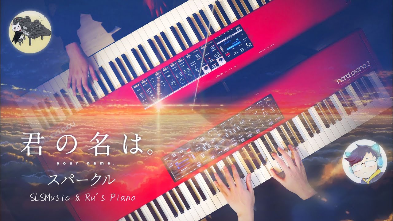 Sparkle / Kimi no Nawa - Piano Duet ft. @RuRusPiano