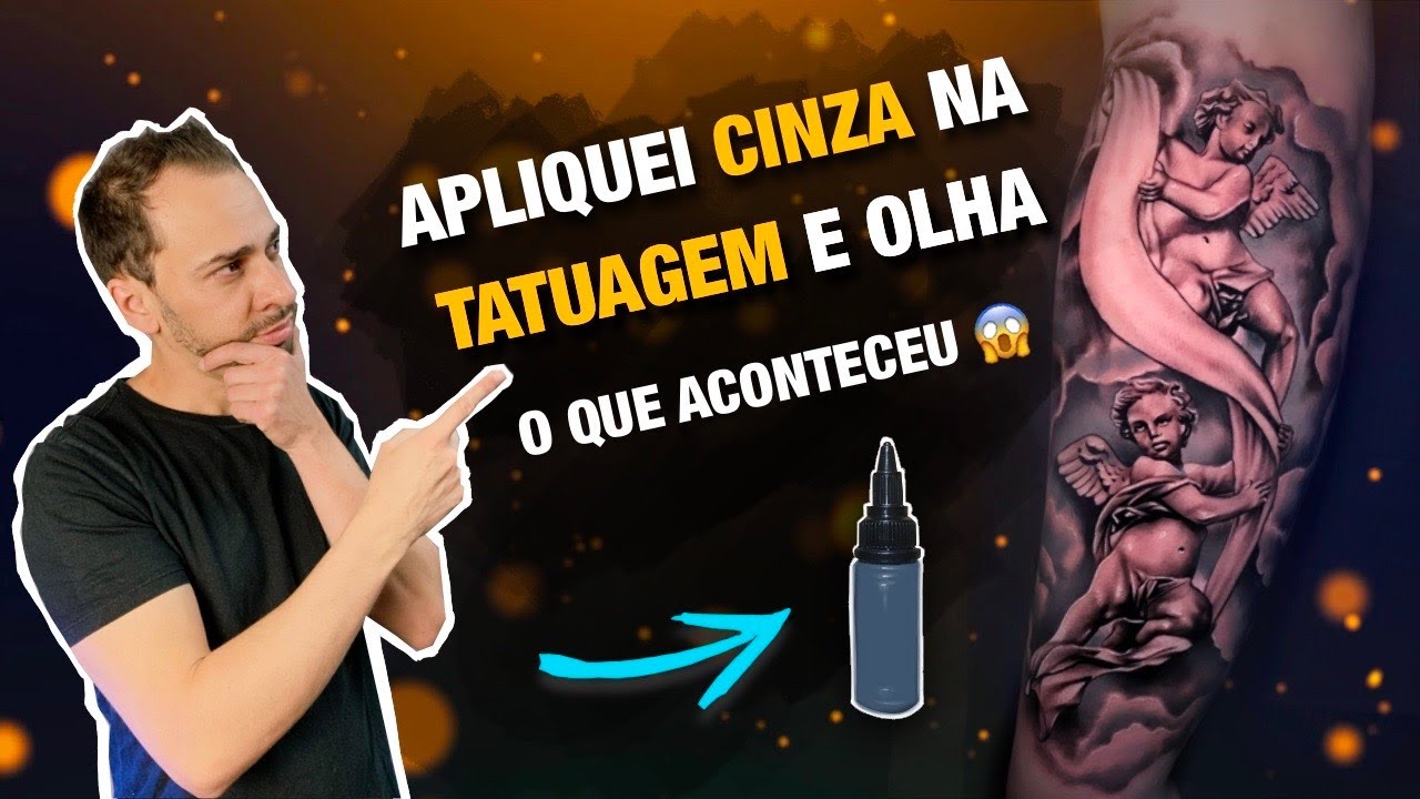 Apliquei cinza na tatuagem e olha o que aconteceu !
