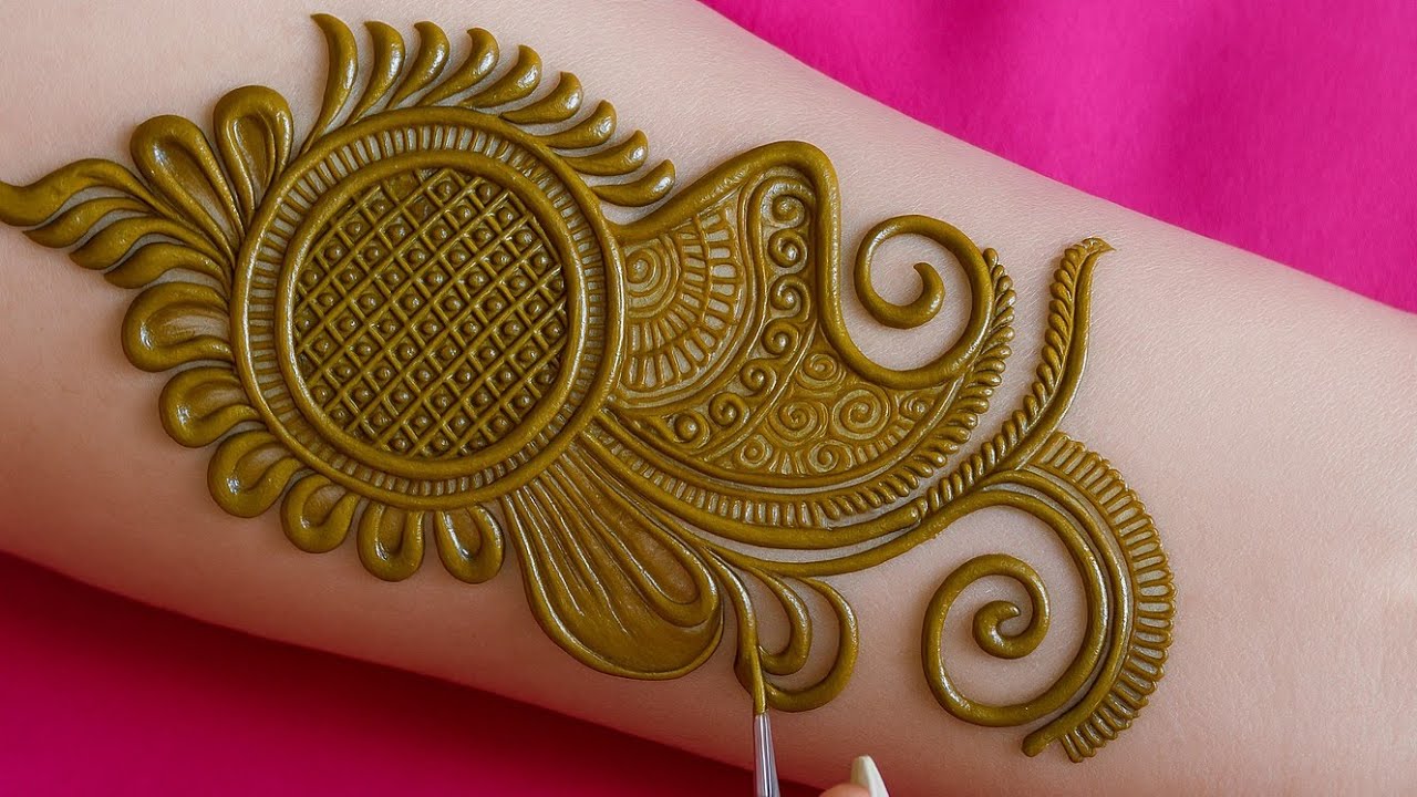 Easy stylish mehndi design for hand | Arabic mehendi design | Mehandi design | Simple mehndi design