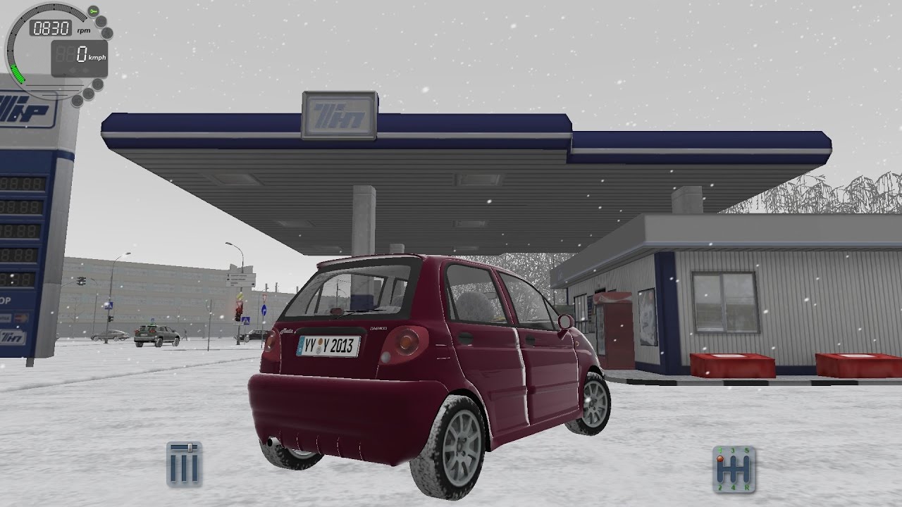 City Car Driving 1.5.3 Daewoo Matiz SNOW [G27]