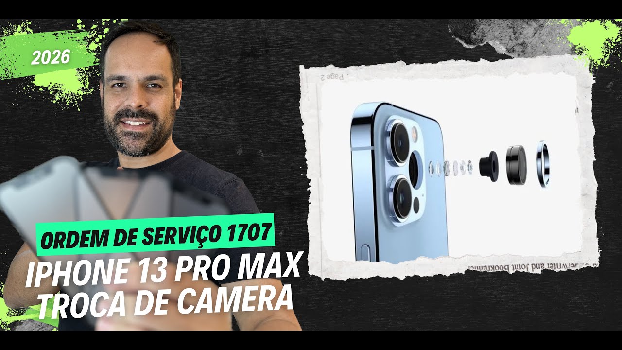 OS  TECHSCREEN - TROCA DE CAMERA 13 PRO MAX