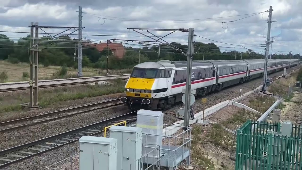 Trains at the UK’s FASTEST JN. COLTON 125MPH/201KPH PT2 August 2023.LUMO/class 91/ COLAS 60 etc