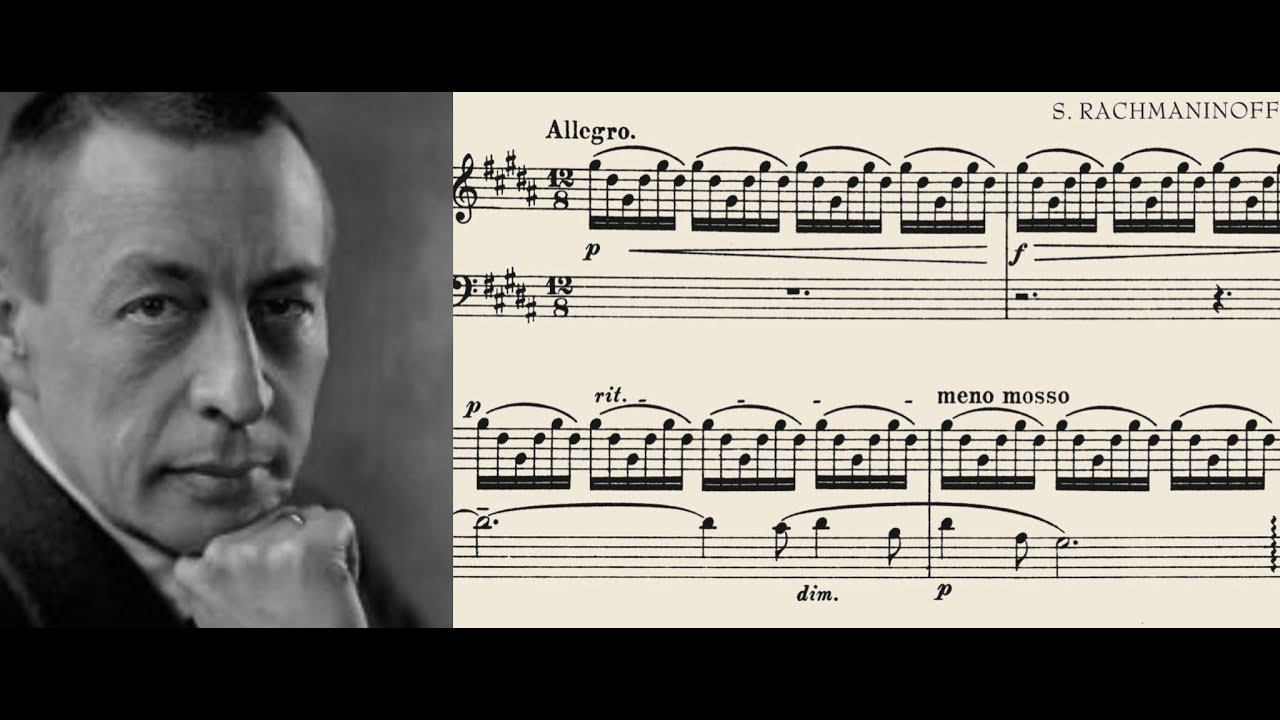 RACHMANINOV prélude op. 32, n°12 in G Sharp minor - Jean Tatu, piano