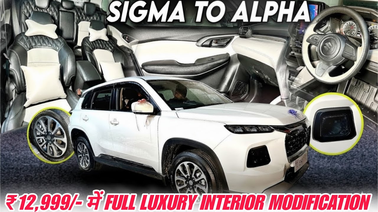 2025 Grand Vitara Modification ✅ Just in Rs. 12,999/- Interior Customization | Seat Cover & Interior