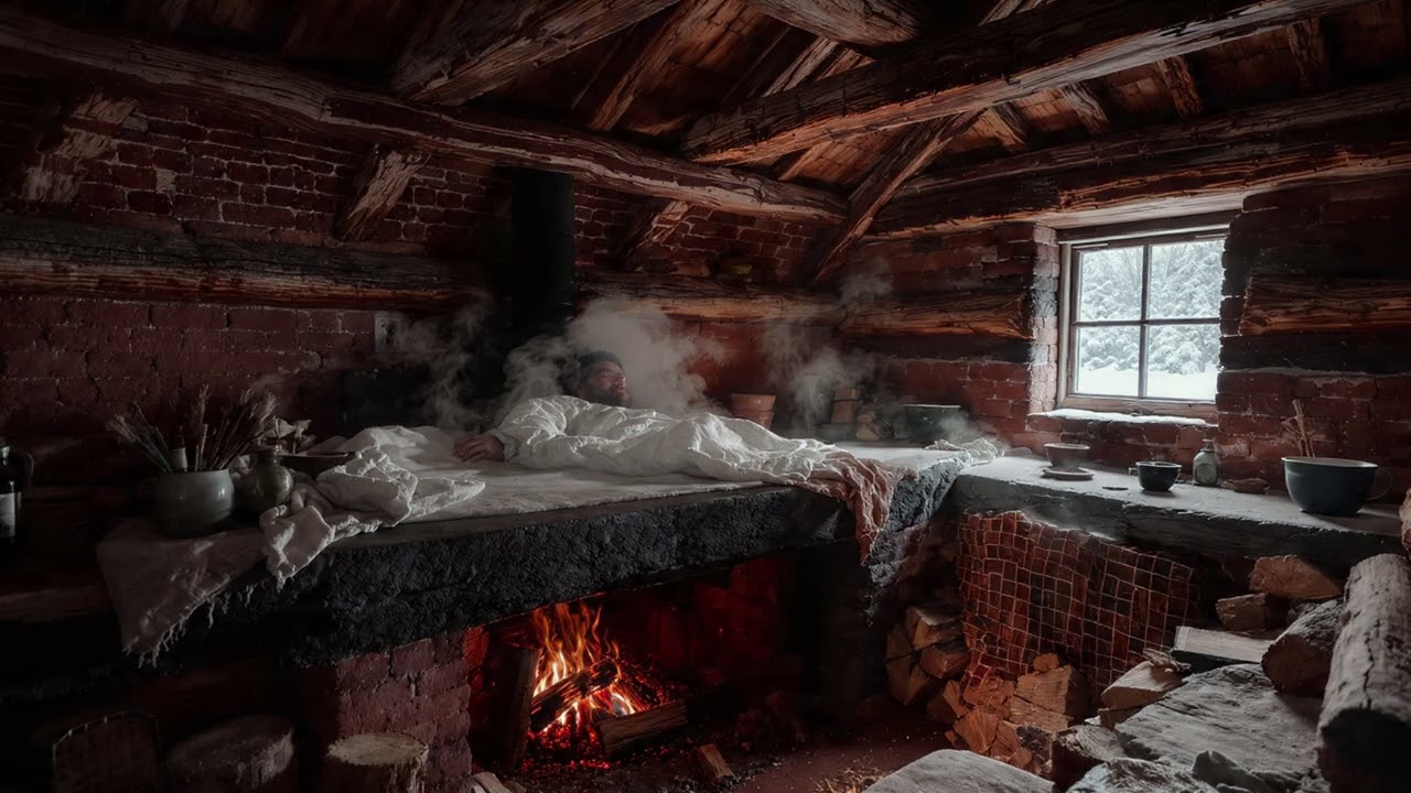 Ils pensaient que son “lit-poêle chinois” était une plaisanterie… jusqu’à 60 % bois moins l’hiver.