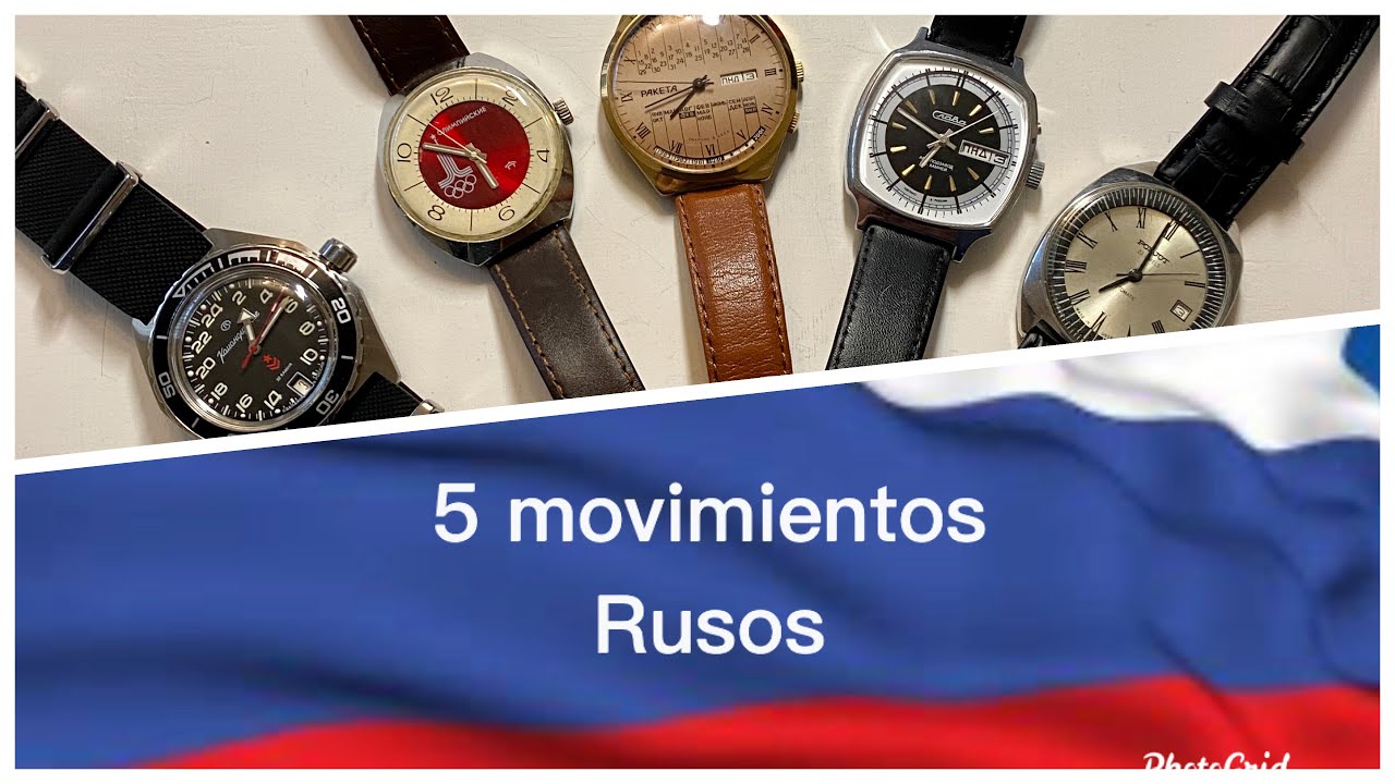 Relojes Rusos conoce estos 5 mov 2427 / 2628 h / 2609A / 2216 h / 2431