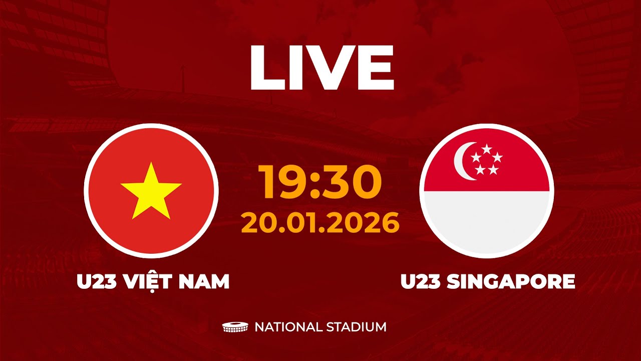🔴 U23 Việt Nam vs U23 Singapore | Men's Football | Đại Chiến Siêu Kịch Tính Với Đảo Quốc Sư Tử