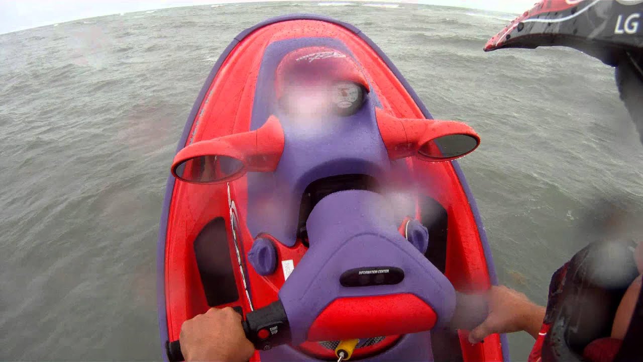 matanzas inlet wave jumping on 1998 seadoo gsx 951cc