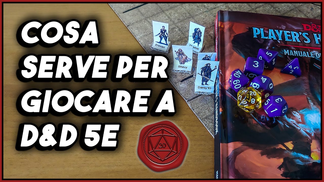 Cosa serve per giocare | Come si gioca a D&D 5e #10