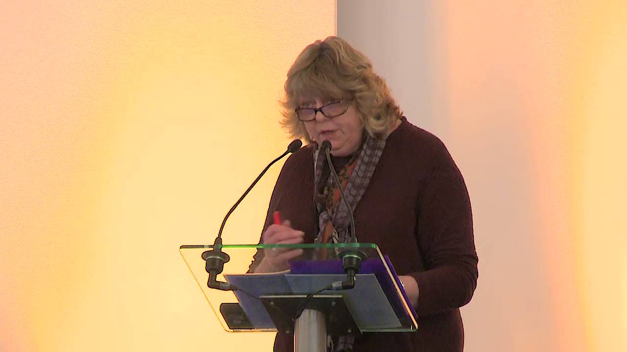 Food for Life's Jeanette Orrey addresses the seminar