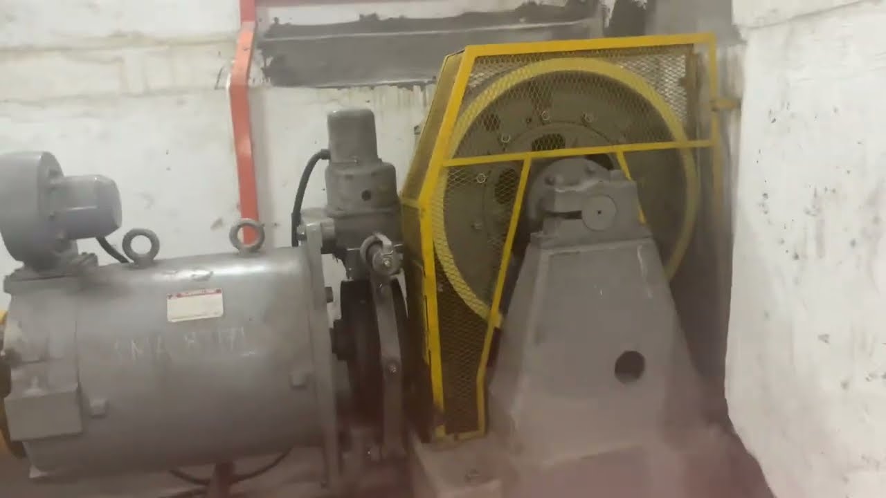 Motor room tour - Early 1990s Mitsubishi freight elevator at Gurney Plaza, Penang