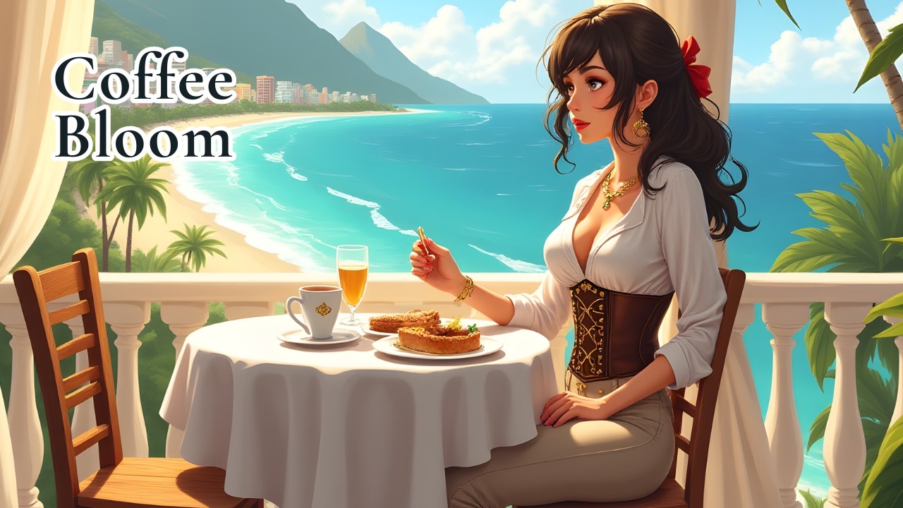 Lo Fi Bossa Nova Beats | Coffee Bloom ☕️ Brazilian Morning Chill