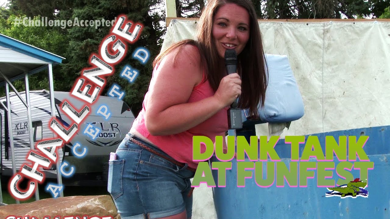 Challenge Accepted: Dunk Tank at FunFest 2019