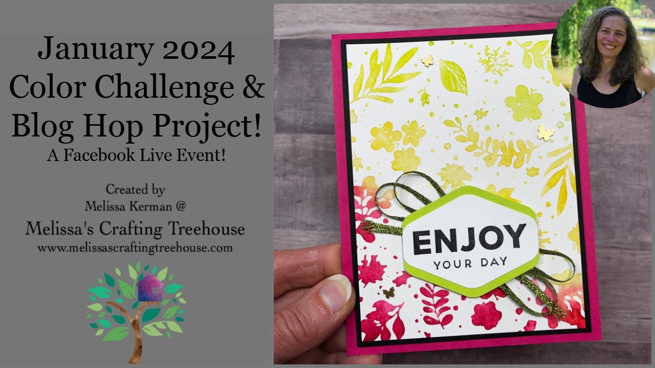 January 2024 Color Challenge & Blog Hop! - A Facebook Live Event!