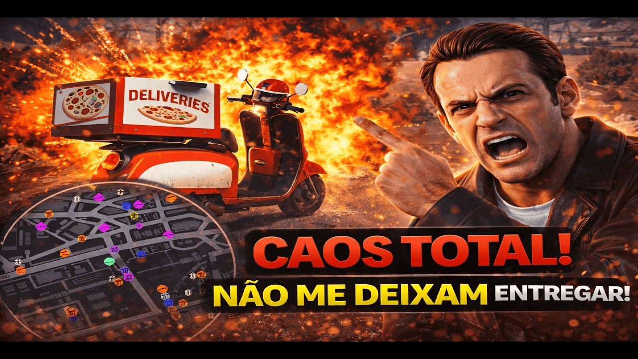 😡 Entregas de Pizza em Sessão Pública é IMPOSSÍVEL!
