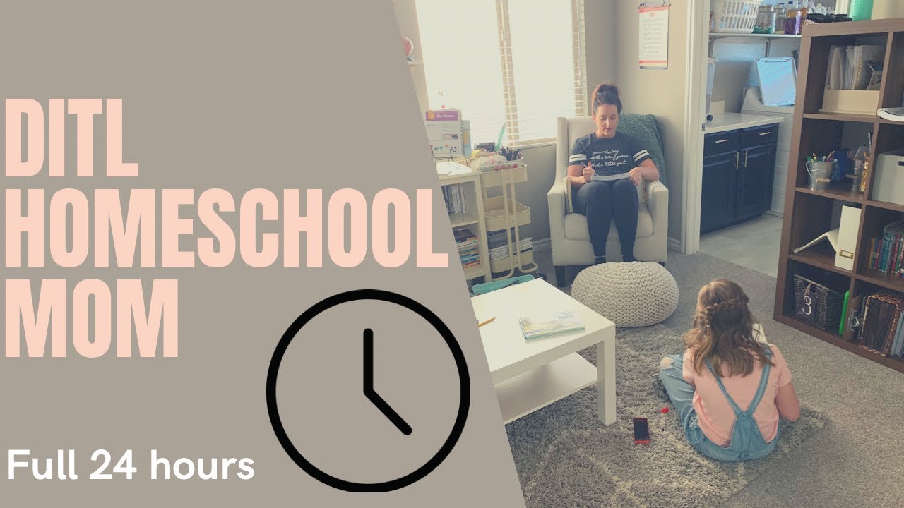 24 HOUR HOMESCHOOL MOM DITL||EASY SOUP + PACK WITH ME