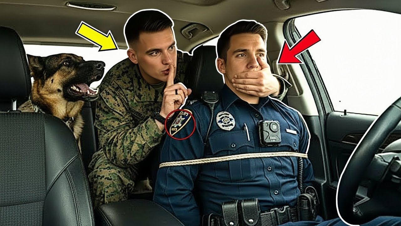 Police Found an Officer Tied in His Car—A Marine Warned “Keep Quiet” as the K9 Alerted Danger