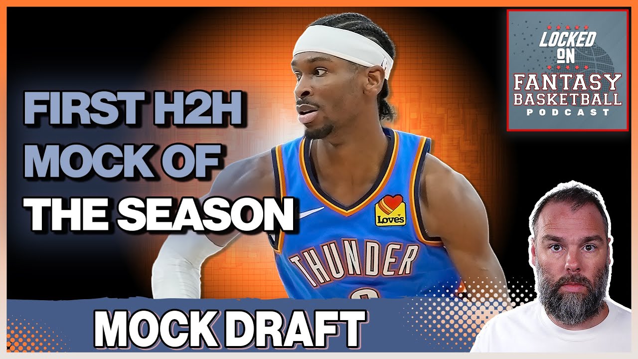 NBA Fantasy Basketball EARLY Mock Draft | 9 Cat 12 Team H2H Mock | Pick 3