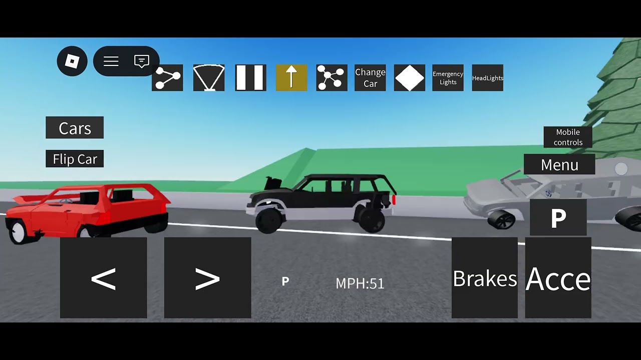   Car crash testing#roblox 