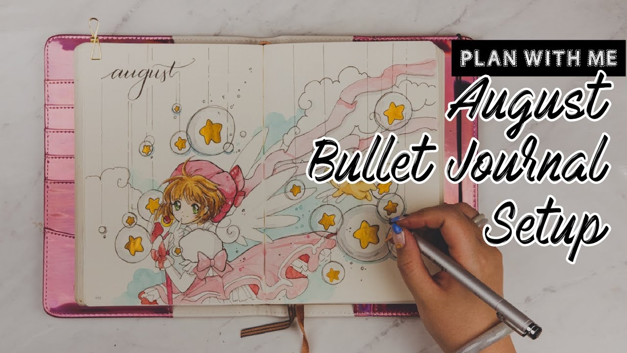 Plan with Me | August 2019 Bullet Journal Setup