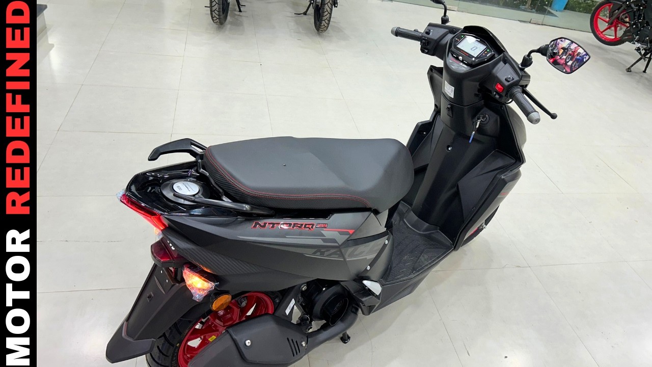 All New 2024 TVS Ntorq 125 Race XP Black Edition Review | On Road Price, Mileage & Features.