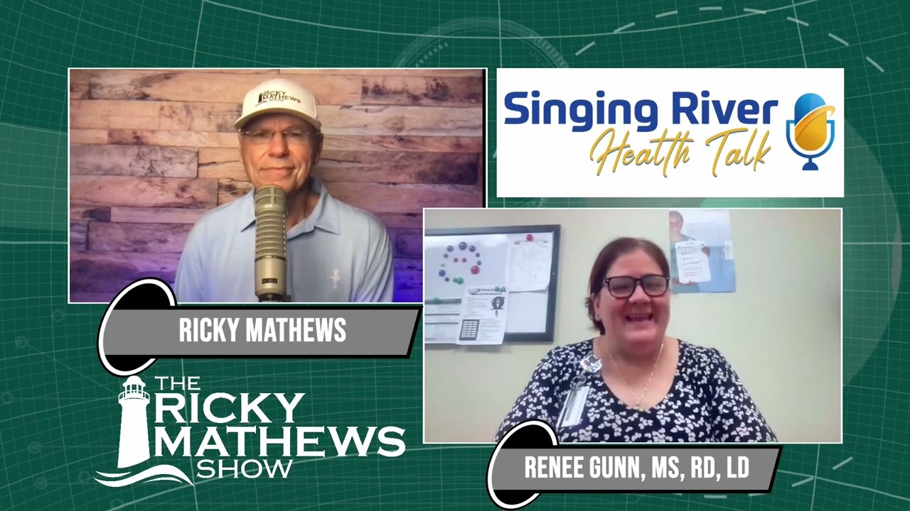 Singing River Health Talk: Renee Gunn (Registered Dietitian) talks nutrition services with Ricky