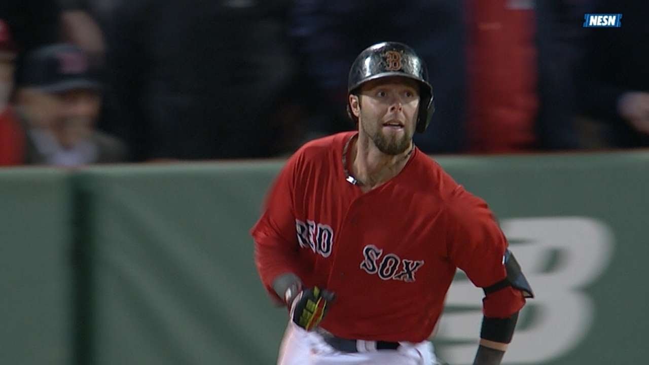 Umpires confirm Pedroia's slam in the 6th
