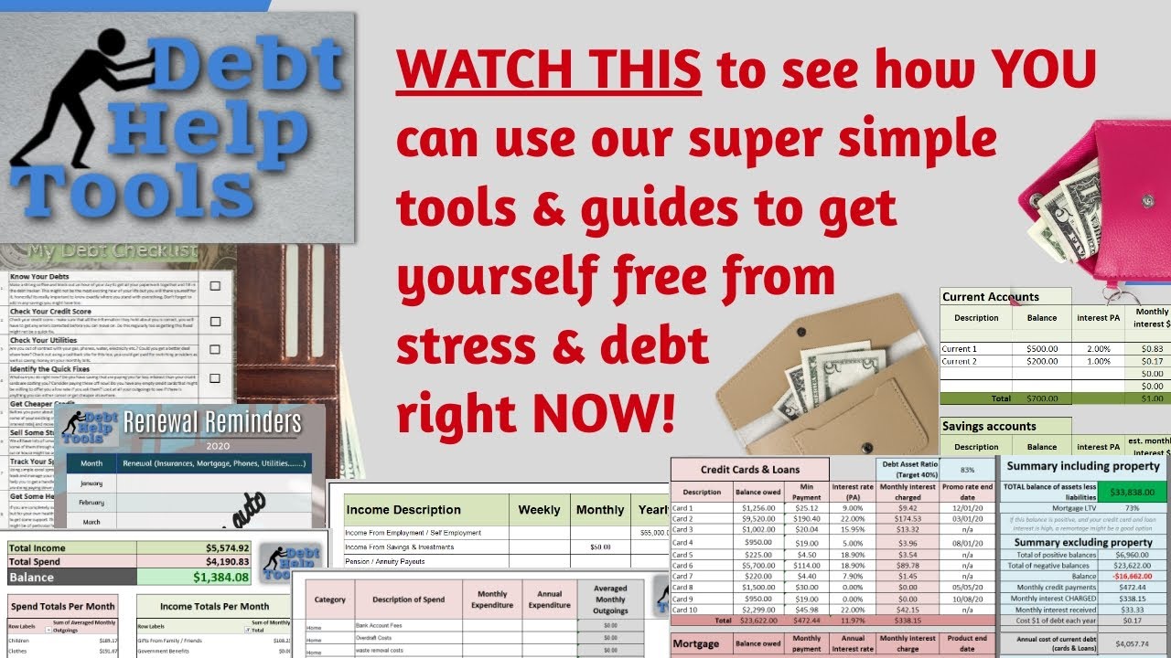 How to use excel spreadsheets to get out of debt FAST