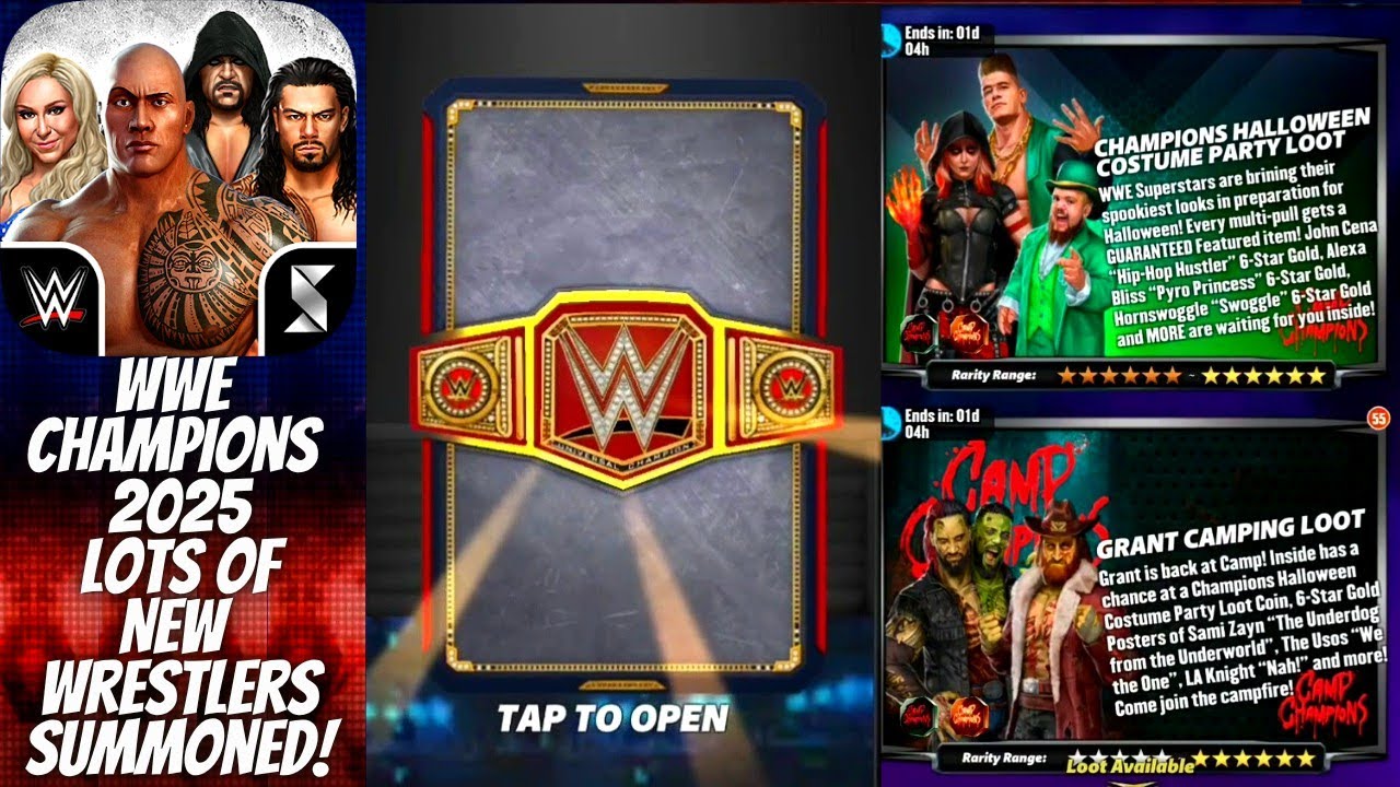 LOTS OF WRESTLERS PULLED WITH HALLOWEEN LOOT OPENINGS! -  WWE CHAMPIONS GAME