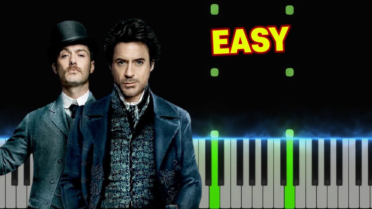 Discombobulate - Sherlock Holmes | EASY Piano Tutorial