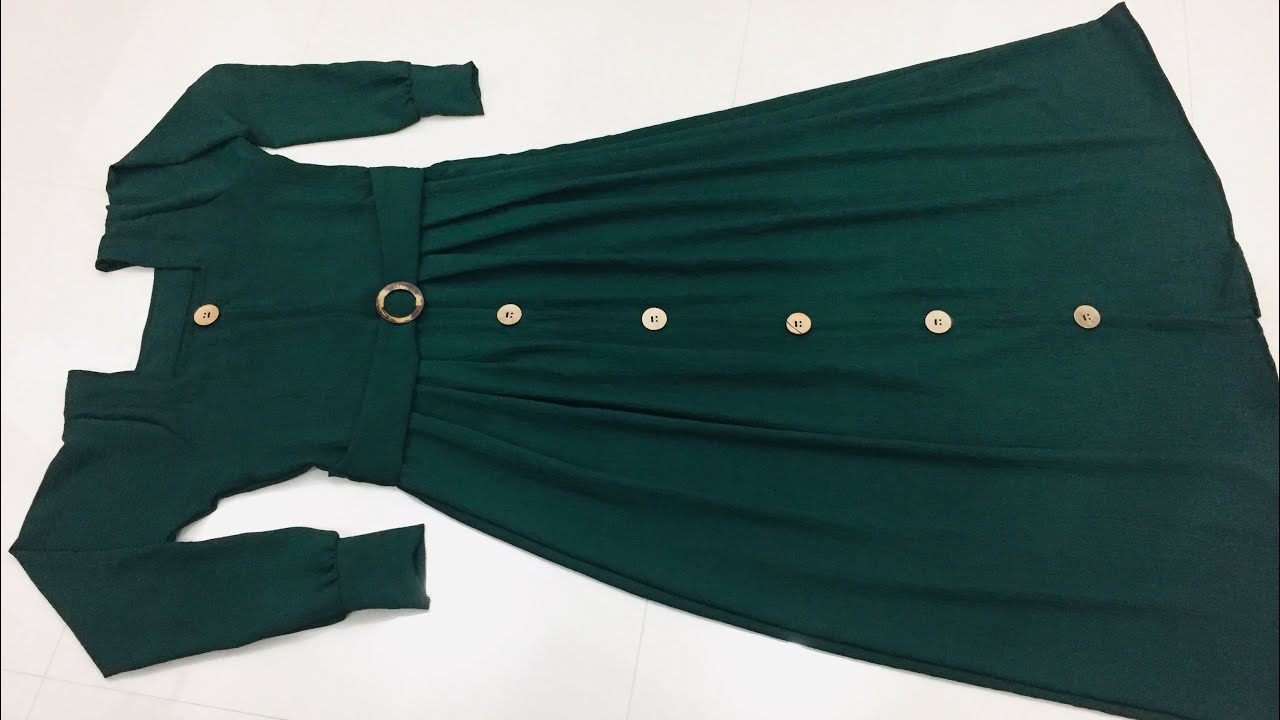 Front Open Abaya Cutting And Stitching | Modern Abaya Cutting | Habi Tailor