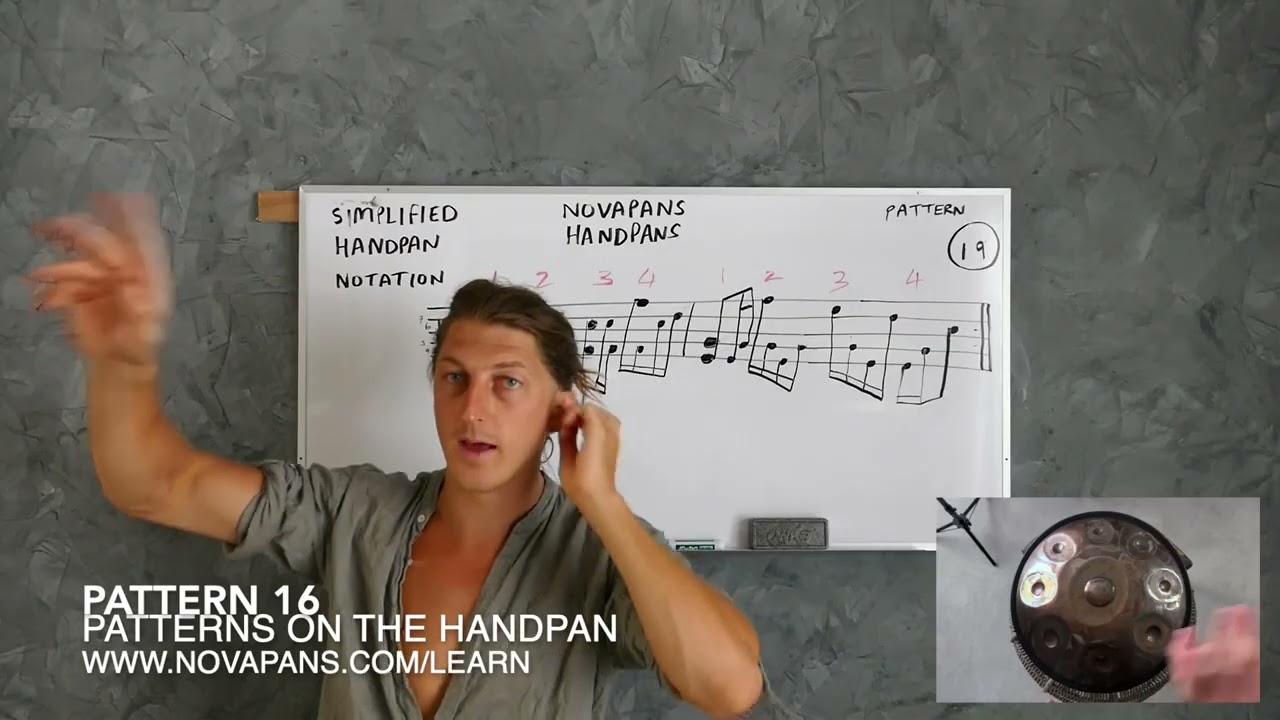 Pattern 19 | Patterns on the Handpan | NovaPans Handpans