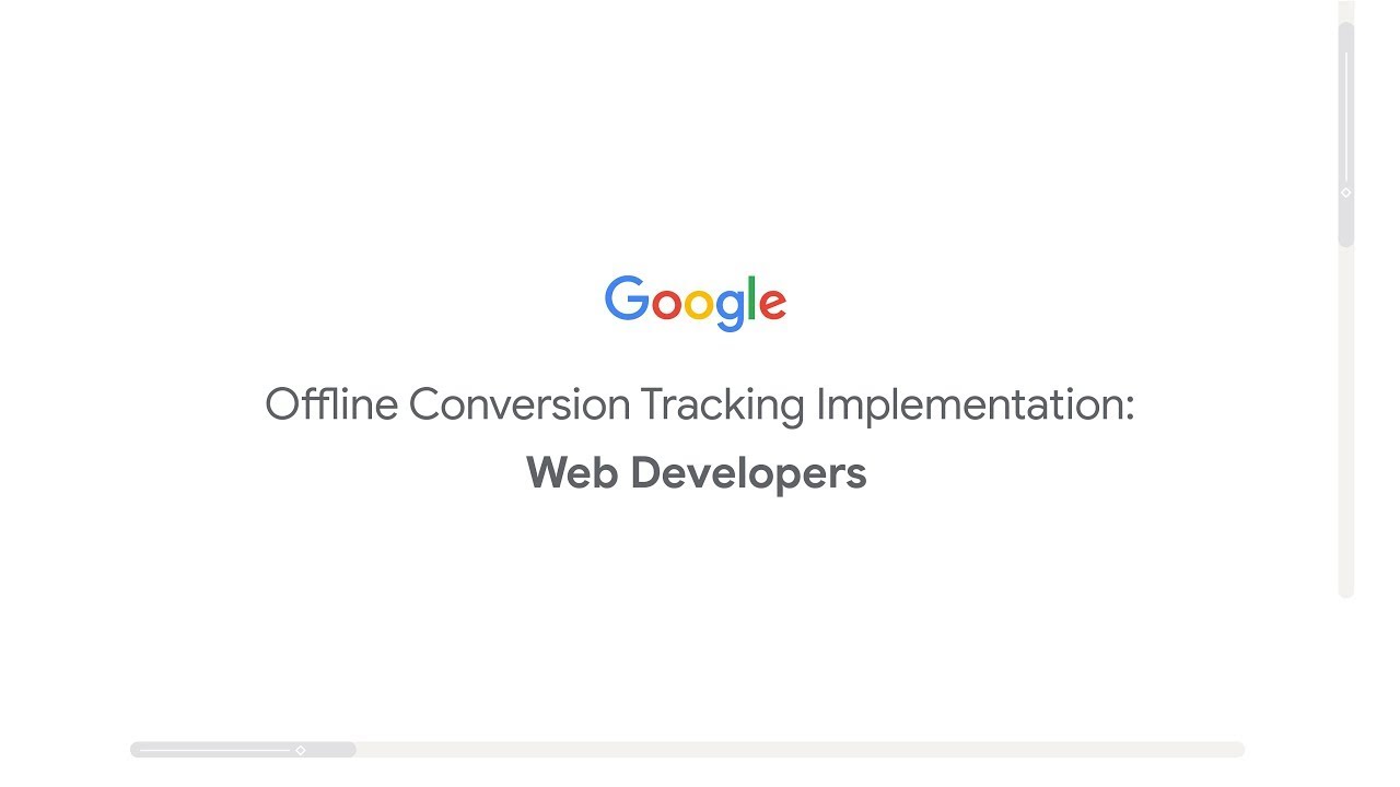 Offline Conversion Tracking Implementation: Webmaster | Google Ads
