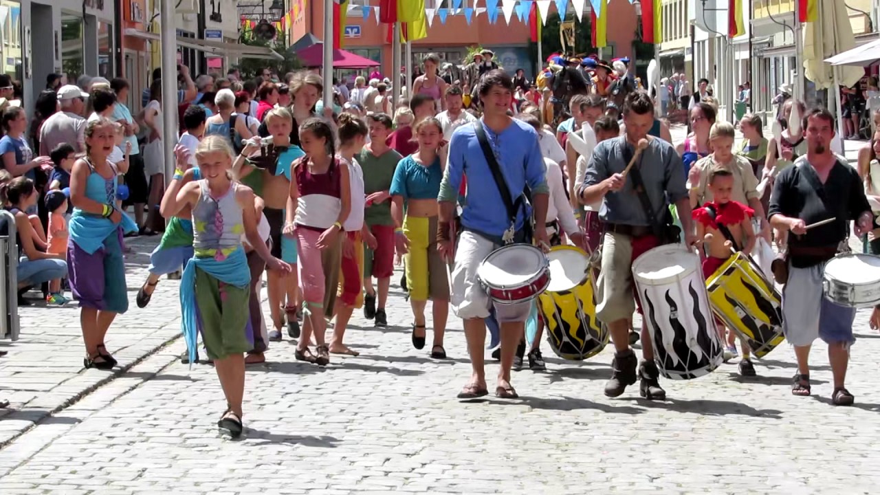 Das Tänzelfest in Kaufbeuren Umzug Teil1 2017.07.17