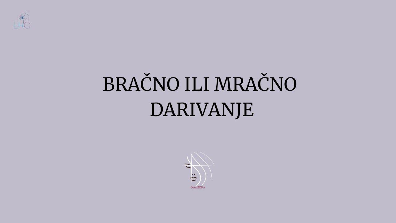 Bračno ili mračno darivanje - Klub osnaženih