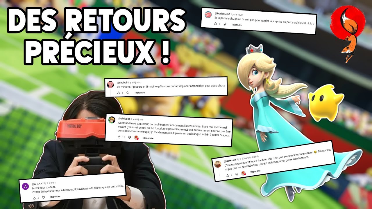 MARIO TENNIS FEVER, VIRTUAL BOY… on discute de mes previews NINTENDO SWITCH 2 ! (React commentaires)
