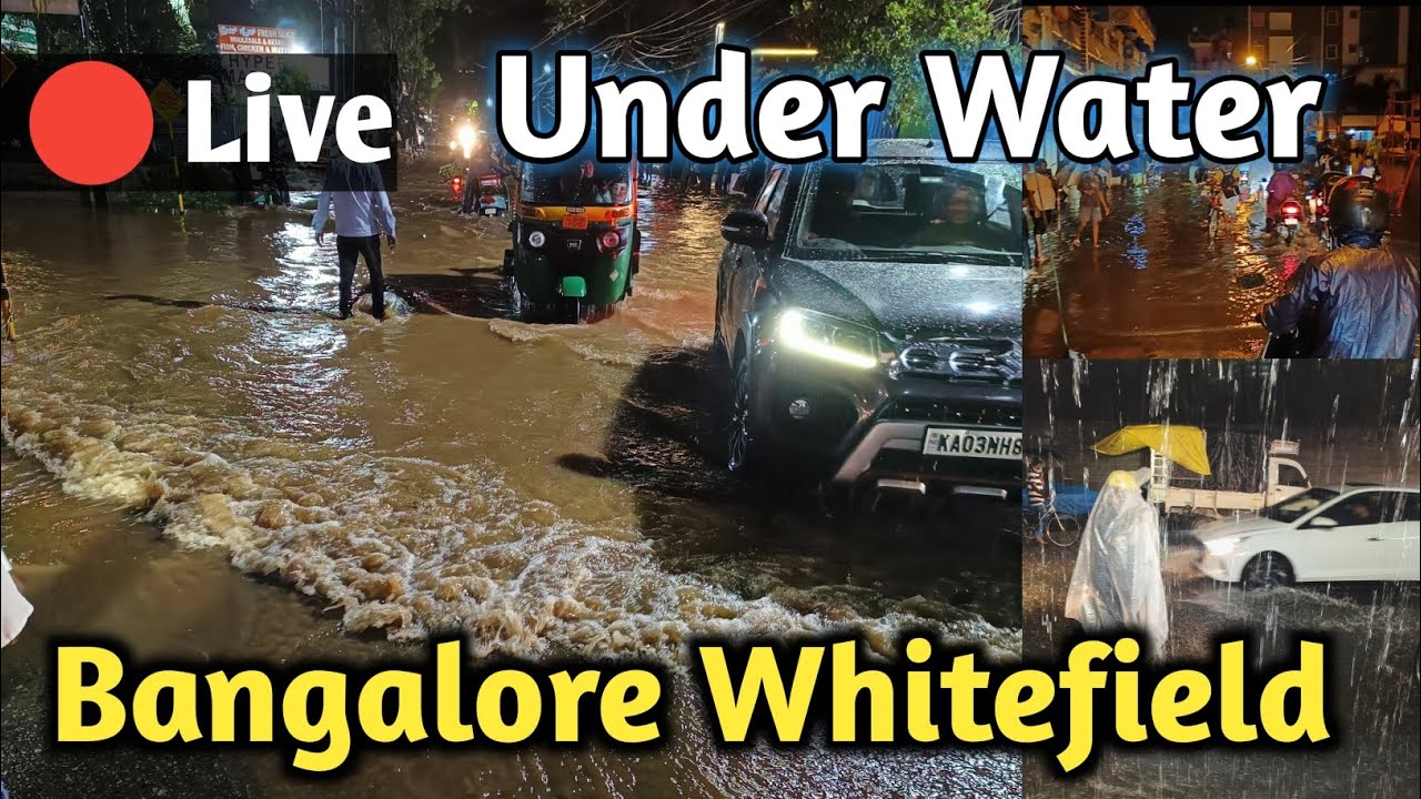 Bangalore Whitefield Under Water | Bangaluru Heavy Rains Falls | Bangaluru Wheather