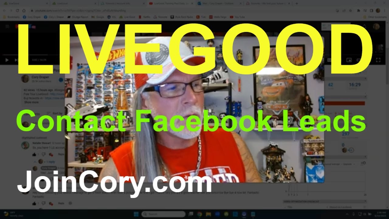 LiveGood Training How I Contact Facebook Leads Using NowSite AI