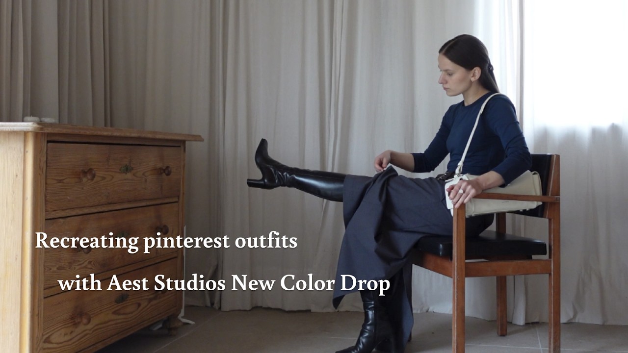 Воссоздание образов с Pinterest с помощью новой цветовой палитры Aest Studios.